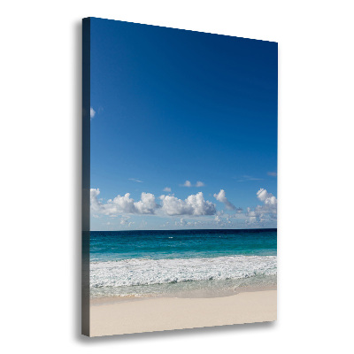 Tableau sur toile Plage exotique