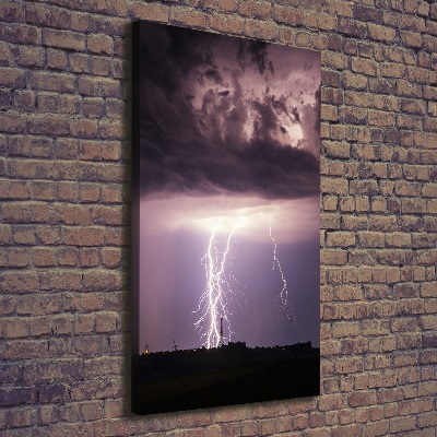 Tableau mural sur toile Orage