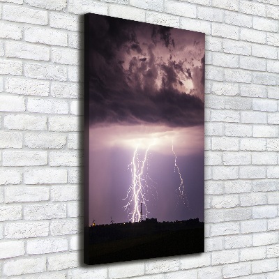 Tableau mural sur toile Orage