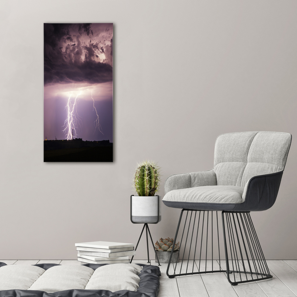 Tableau mural sur toile Orage