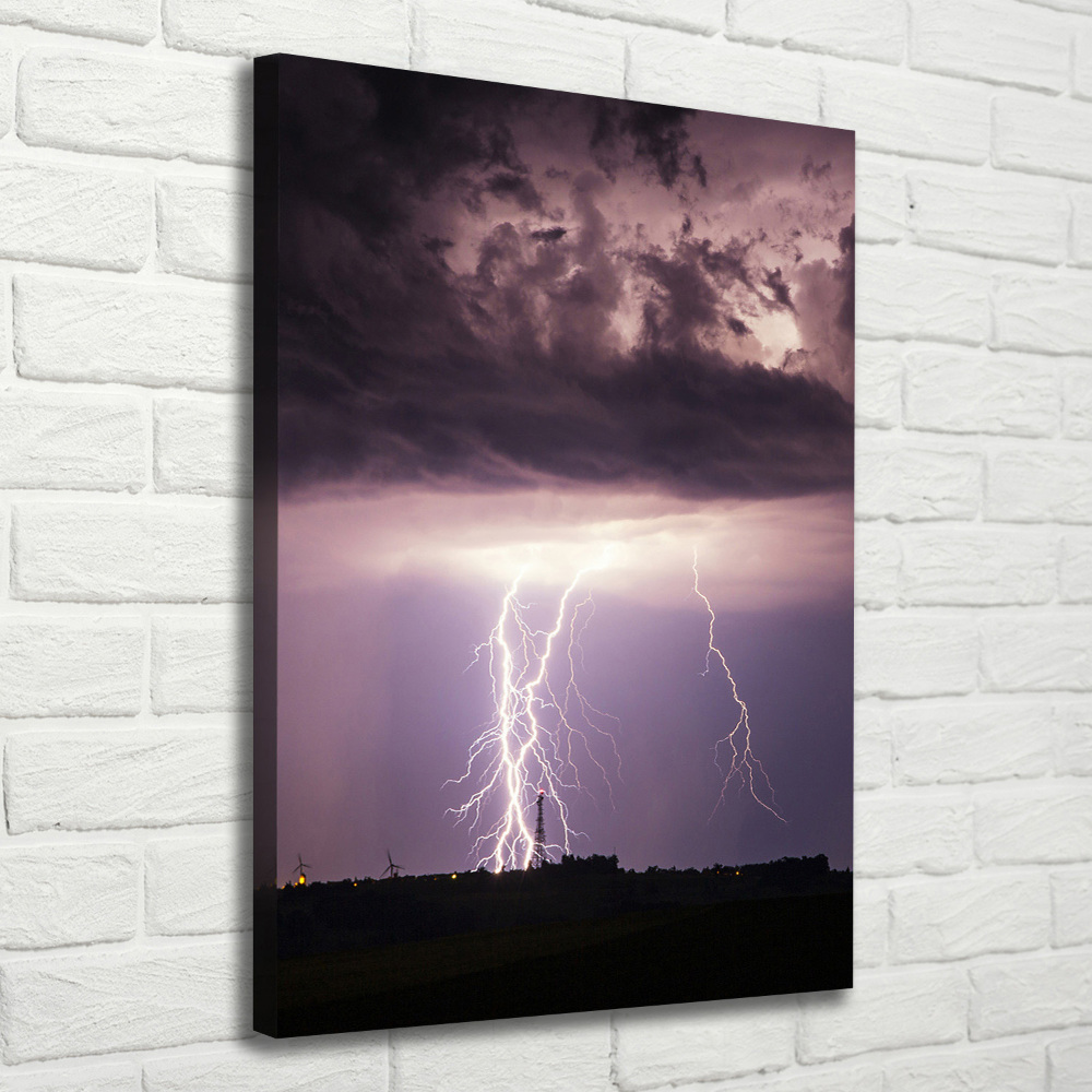 Tableau mural sur toile Orage