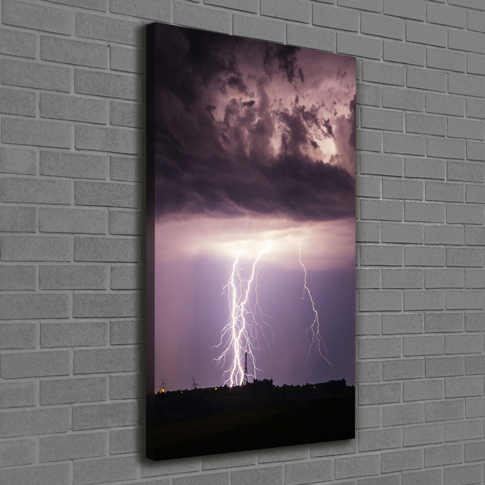 Tableau mural sur toile Orage