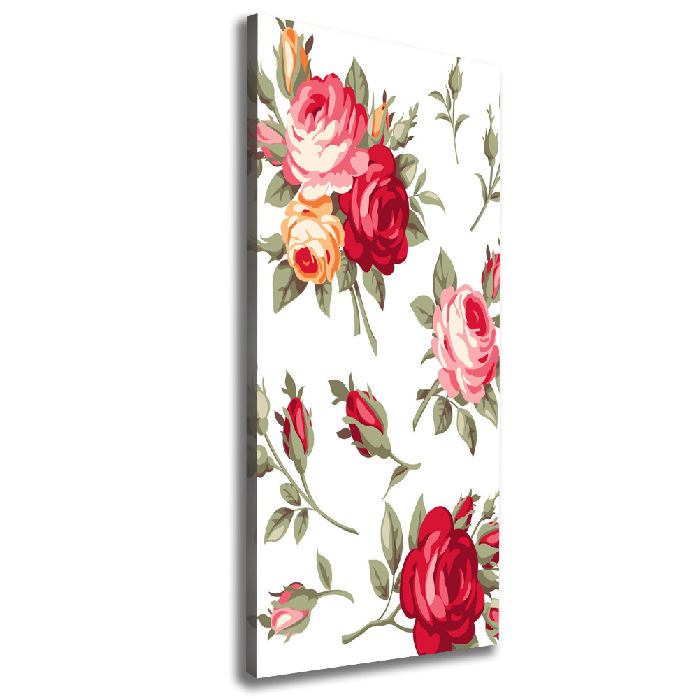 Tableau imprimé sur toile Rose sauvage