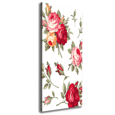 Tableau imprimé sur toile Rose sauvage