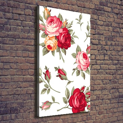 Tableau imprimé sur toile Rose sauvage