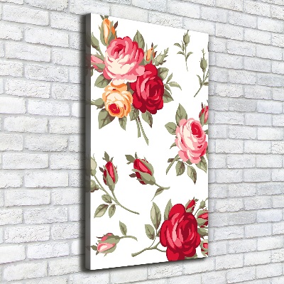 Tableau imprimé sur toile Rose sauvage