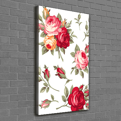 Tableau imprimé sur toile Rose sauvage