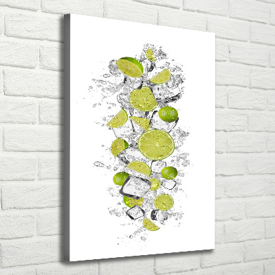 Tableau imprimé sur toile Citrons verts