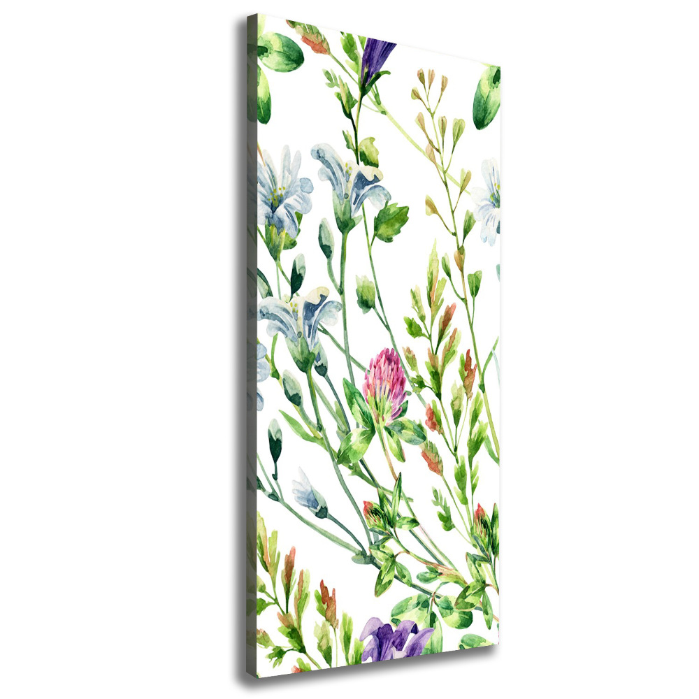 Tableau mural sur toile Les fleurs des champs