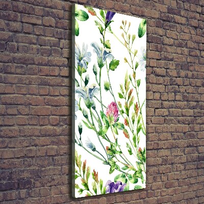 Tableau mural sur toile Les fleurs des champs