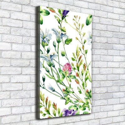 Tableau mural sur toile Les fleurs des champs