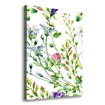 Tableau mural sur toile Les fleurs des champs