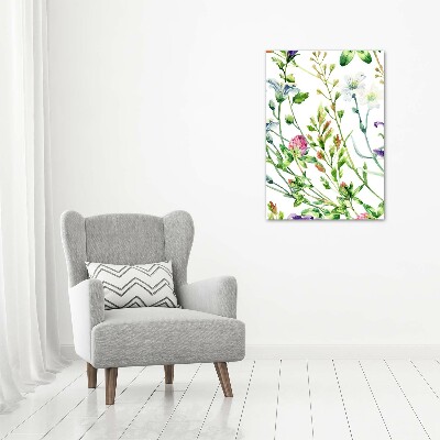 Tableau mural sur toile Les fleurs des champs