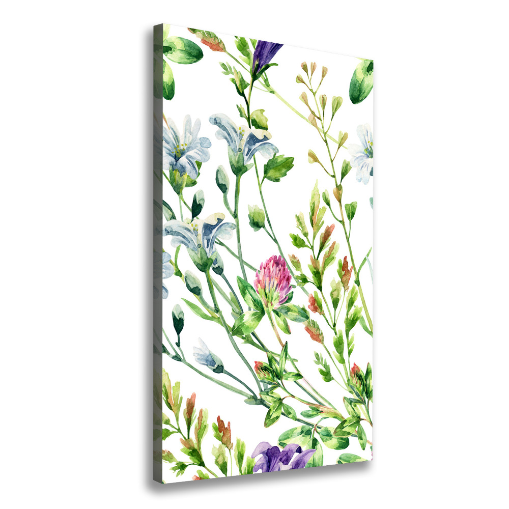 Tableau mural sur toile Les fleurs des champs