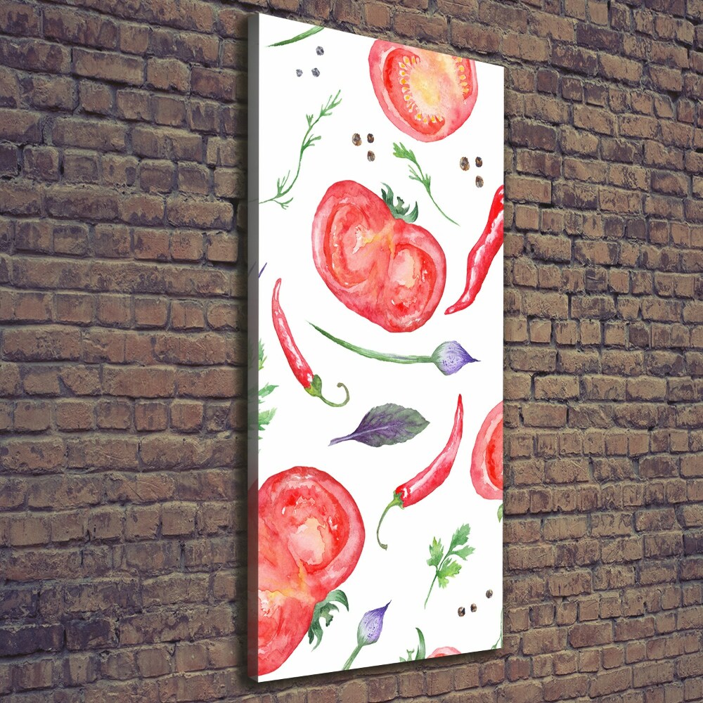 Tableau mural sur toile Légumes