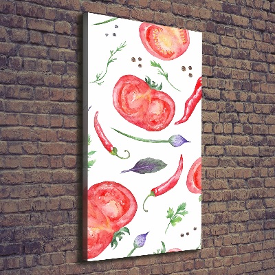 Tableau mural sur toile Légumes