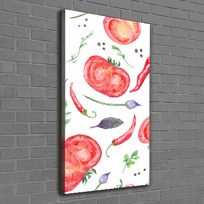 Tableau mural sur toile Légumes