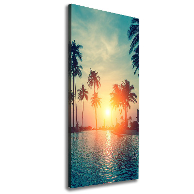 Tableau toile imprimée Plage exotique ocean