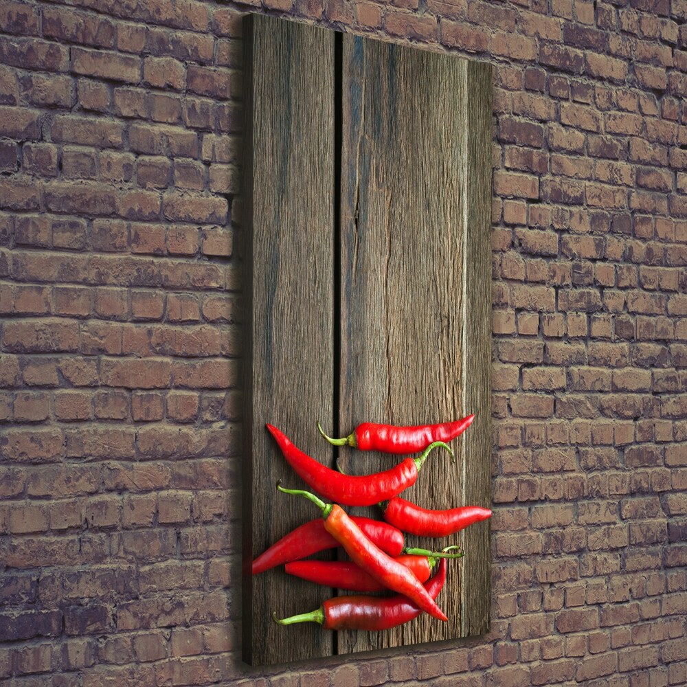 Tableau sur toile Piments chilli