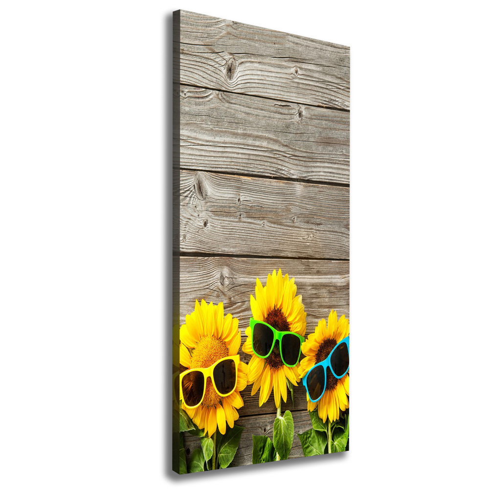 Tableau mural sur toile Verres de tournesol