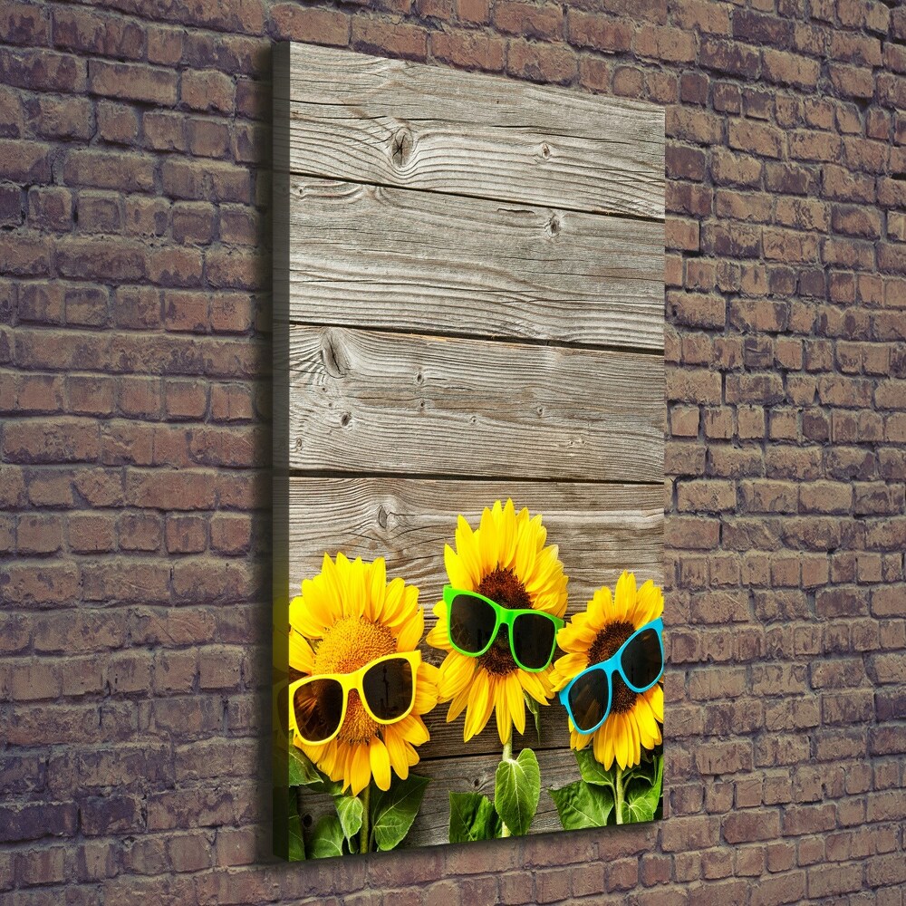 Tableau mural sur toile Verres de tournesol