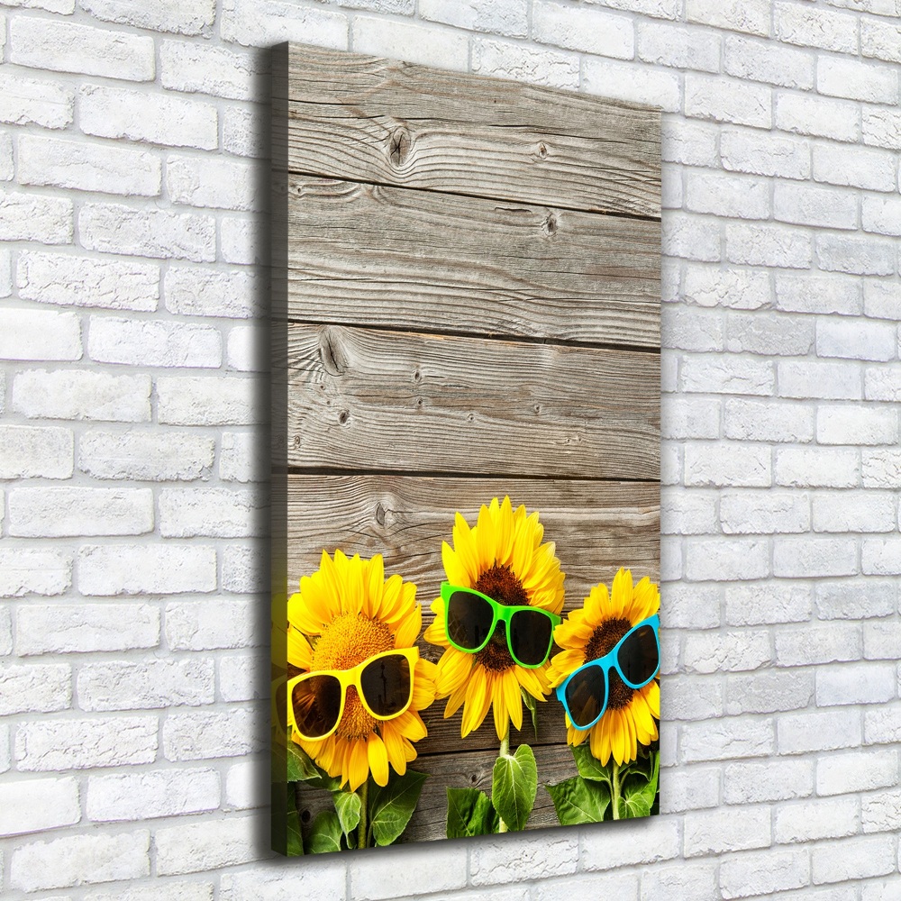 Tableau mural sur toile Verres de tournesol