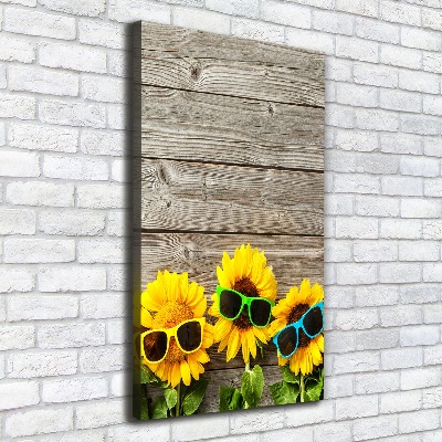 Tableau mural sur toile Verres de tournesol