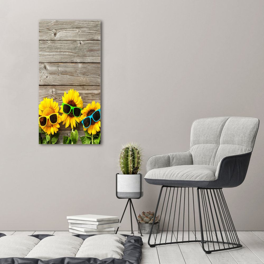 Tableau mural sur toile Verres de tournesol