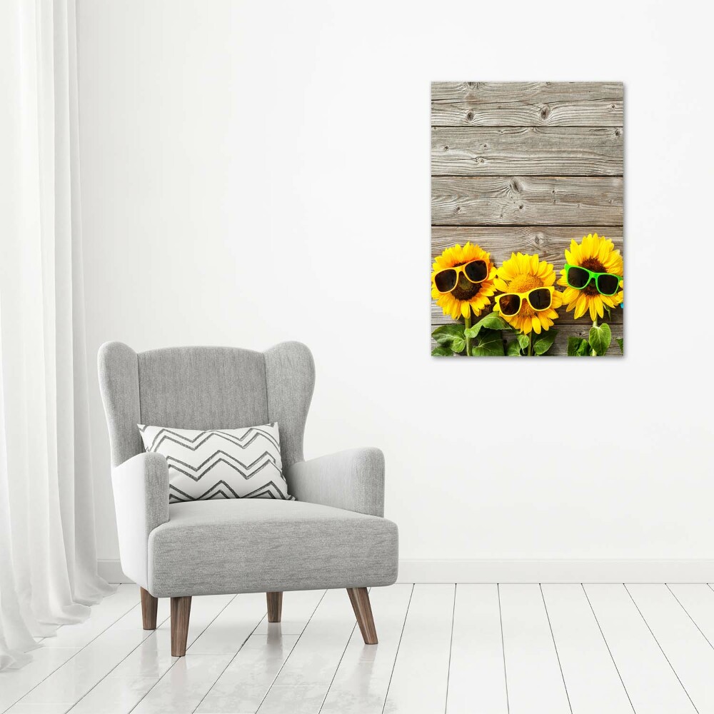 Tableau mural sur toile Verres de tournesol