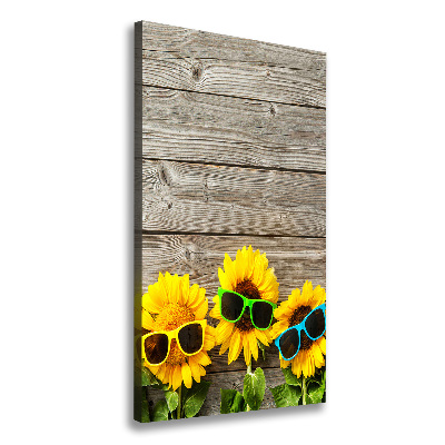 Tableau mural sur toile Verres de tournesol