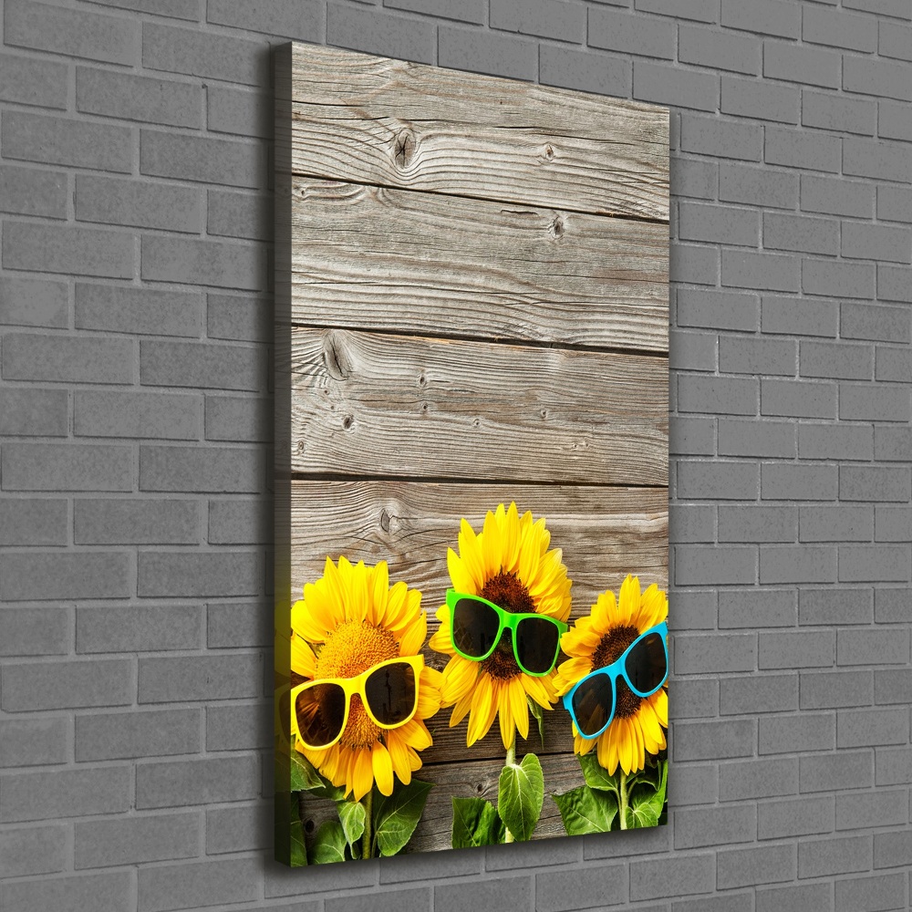 Tableau mural sur toile Verres de tournesol