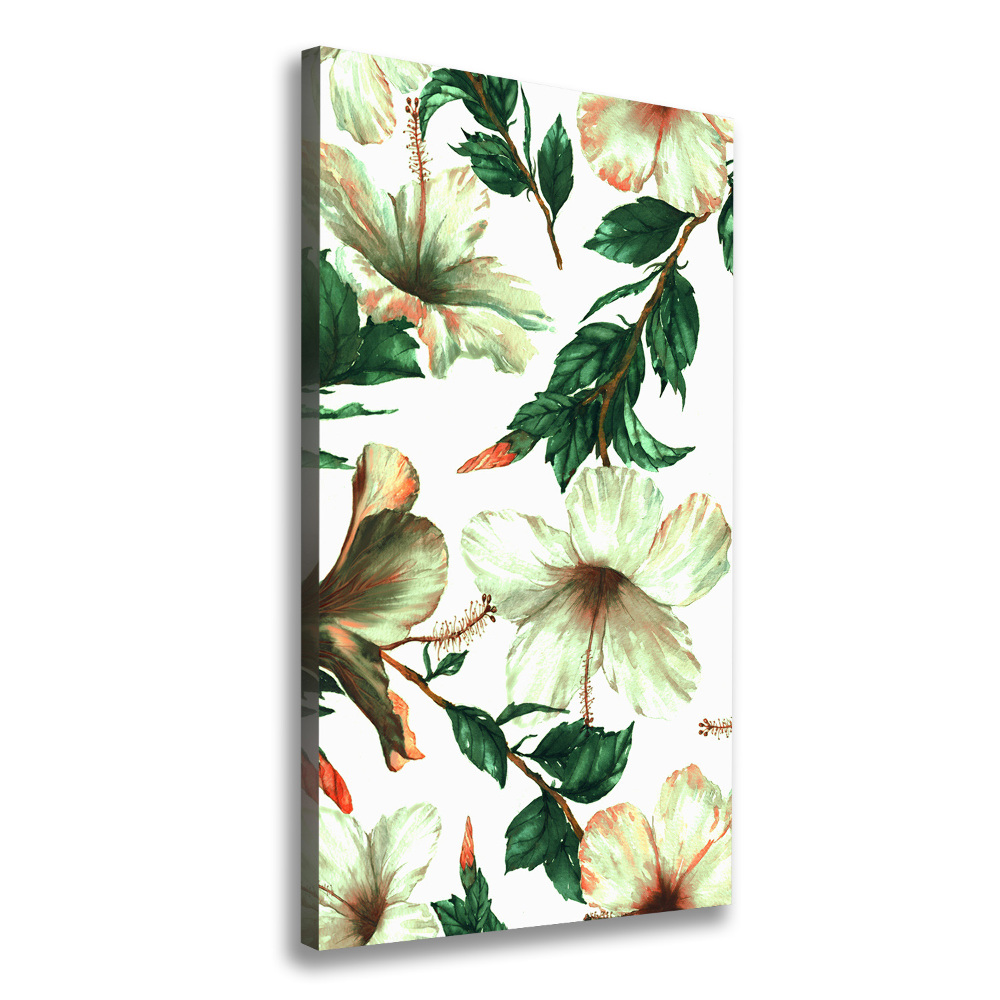 Tableau sur toile Hibiscus