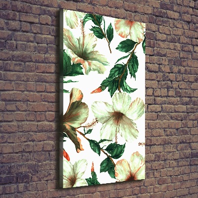 Tableau sur toile Hibiscus