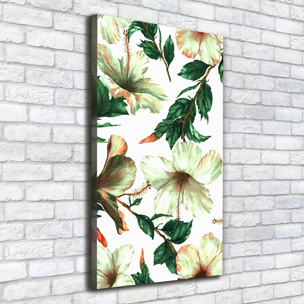 Tableau sur toile Hibiscus