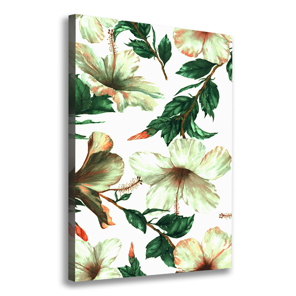 Tableau sur toile Hibiscus