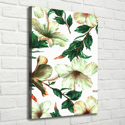 Tableau sur toile Hibiscus