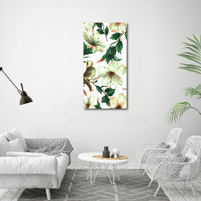 Tableau sur toile Hibiscus