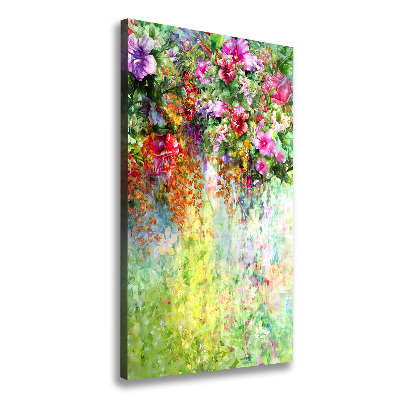 Tableau sur toile Fleurs colorées plantes