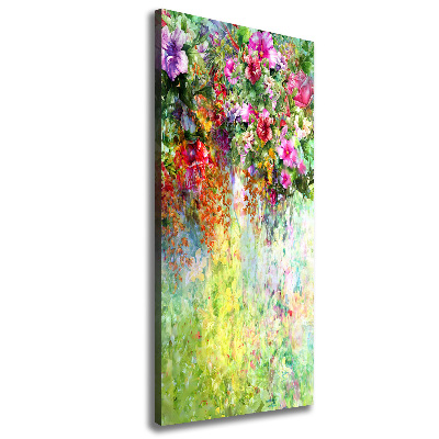 Tableau sur toile Fleurs colorées plantes