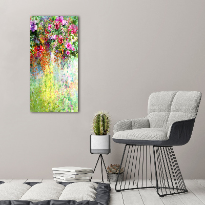 Tableau sur toile Fleurs colorées plantes