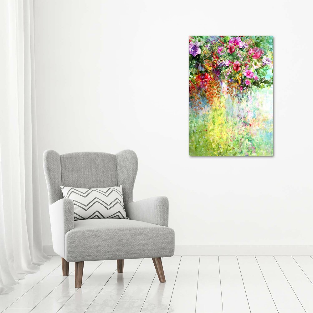 Tableau sur toile Fleurs colorées plantes