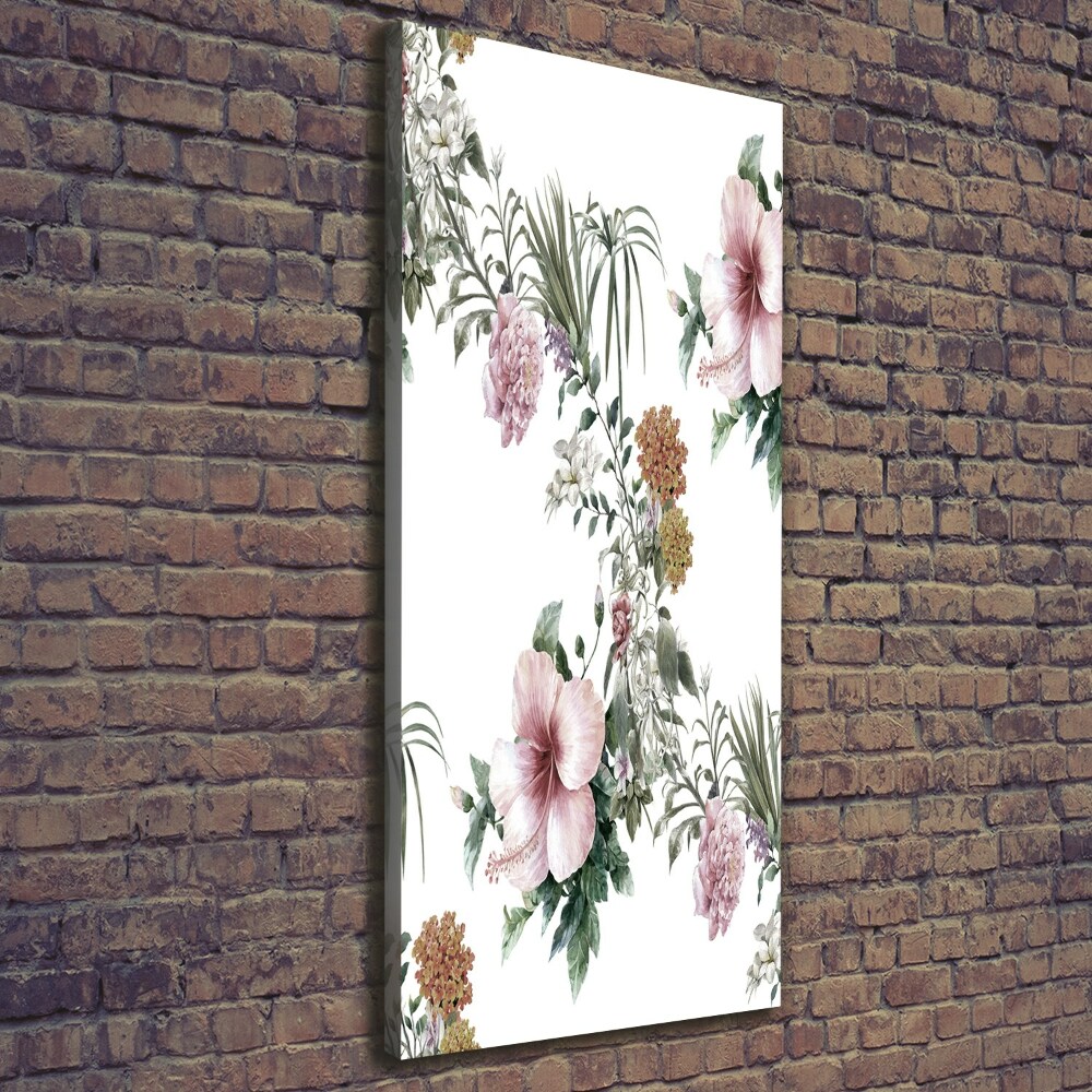 Tableau mural sur toile Les fleurs tropicales