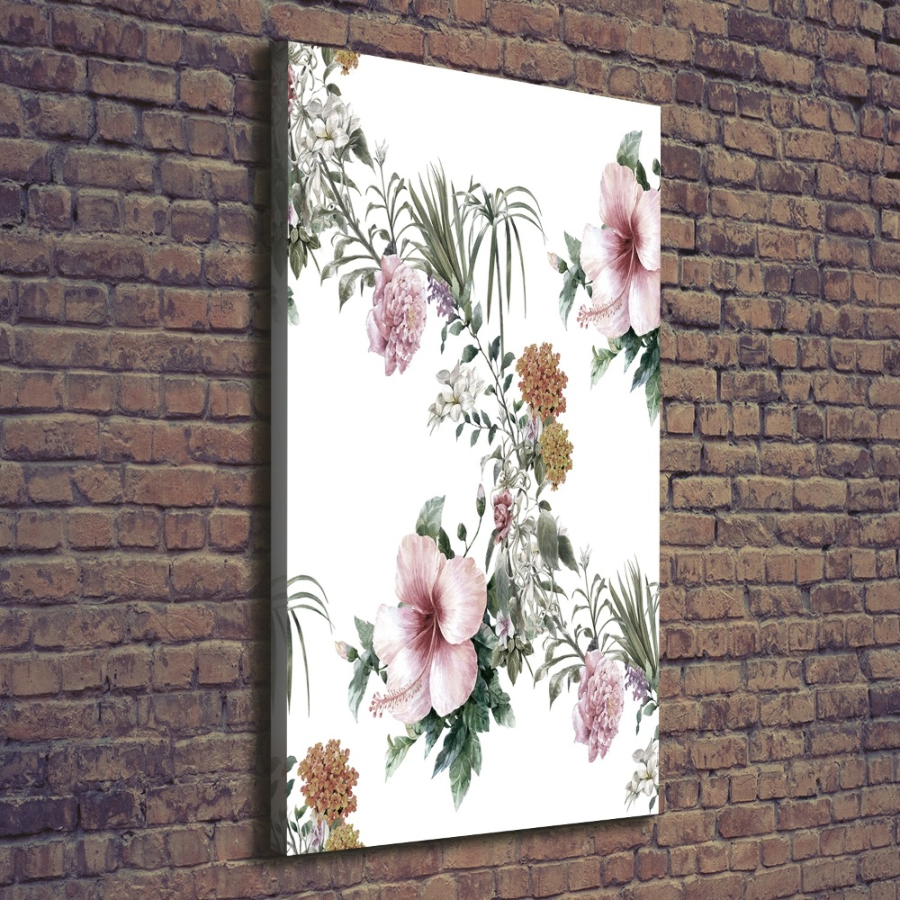 Tableau mural sur toile Les fleurs tropicales