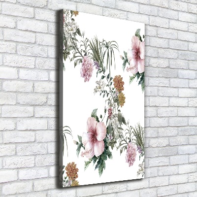 Tableau mural sur toile Les fleurs tropicales