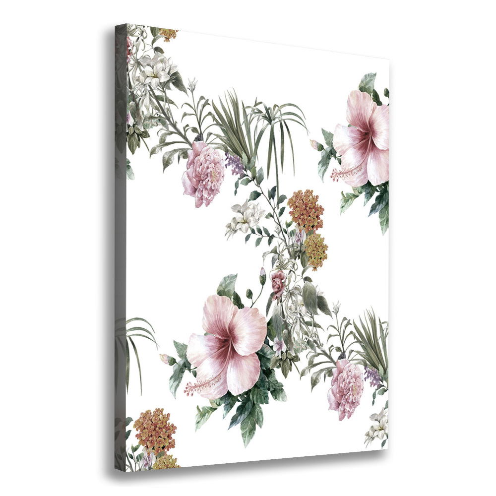 Tableau mural sur toile Les fleurs tropicales