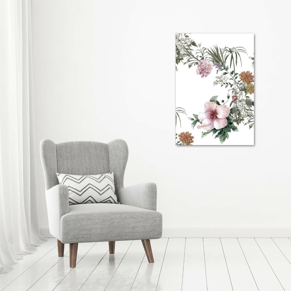 Tableau mural sur toile Les fleurs tropicales