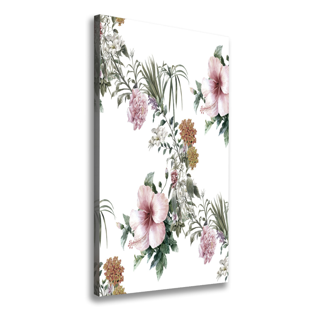 Tableau mural sur toile Les fleurs tropicales