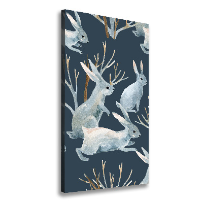 Tableau mural sur toile Lapins