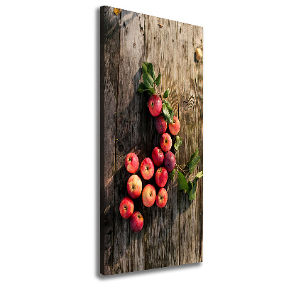 Tableau sur toile Pommes sur la table