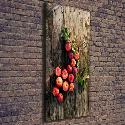 Tableau sur toile Pommes sur la table